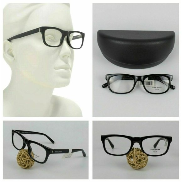 New Bobbi Brown Reading Glasses The Soho 50mm Readers Black With Case 1.0 - Picture 1 of 11